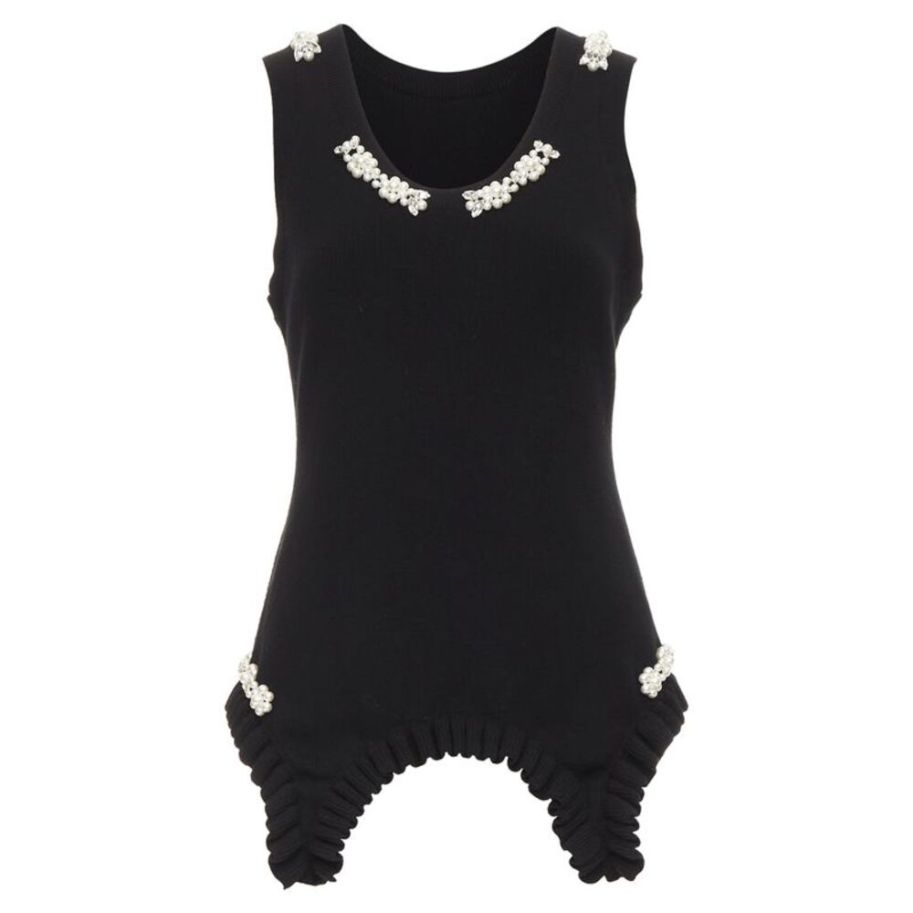 Simone Rocha pearl crystal embellished sweater vest